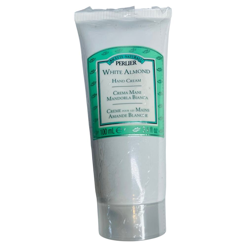 Perlier White Almond Hand Cream 100 mL 3.4 fl oz tube New Sealed